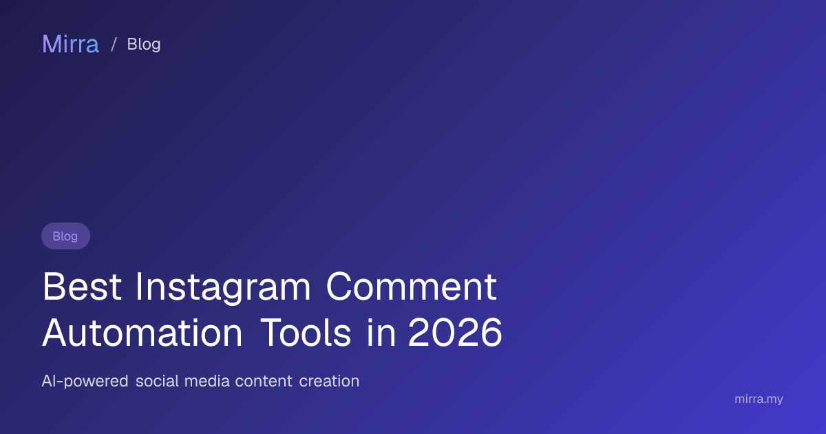 Best Instagram Comment Automation Tools in 2026